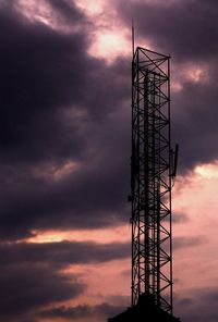 Low angle view of cloudy sky