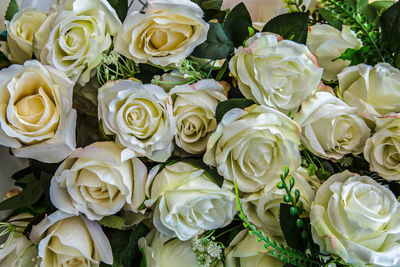 Close-up of rose bouquet