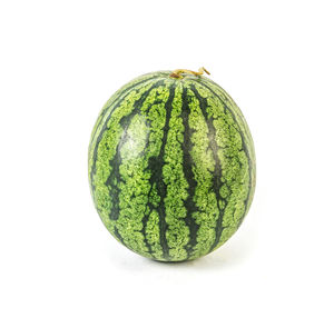 High angle view of lemon against white background