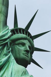 Low angle view of statue