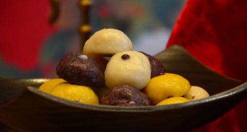 Close-up of fruits in bowl