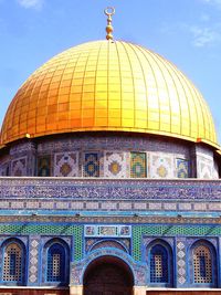 Dome of al aqsa mosque against sky