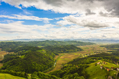 Scenic view of landscape against sky