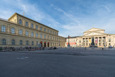 View of building against cloudy sky