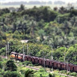 View of railroad track