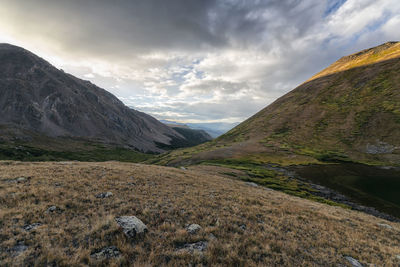 Landscape in the rocky mountains, colorado