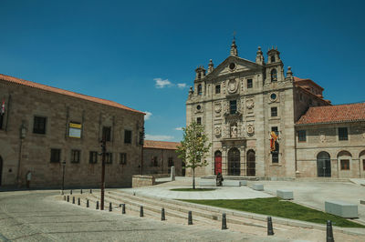 Historic building against blue sky