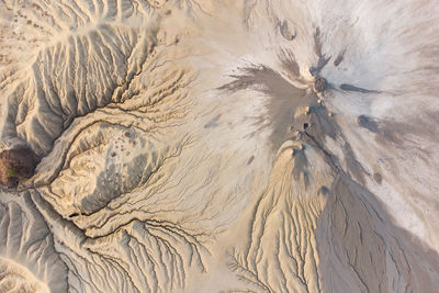 High angle view of volcanic landscape