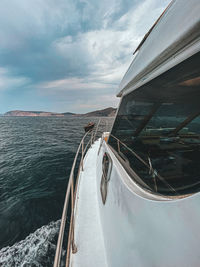 Panoramic view of sea against sky