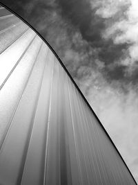 Low angle view of bridge against sky