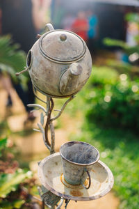 Close-up of drink on table