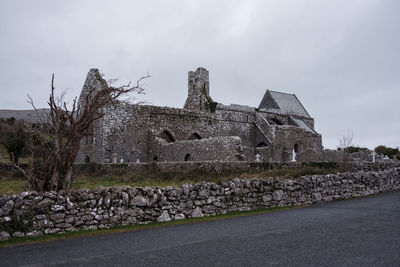 Old ruins against sky