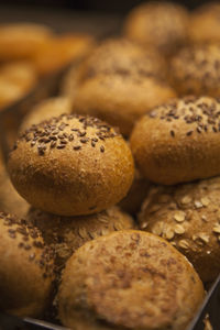 Close-up of cookies on table