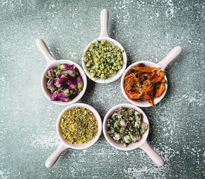 Directly above shot of vegetables in bowl
