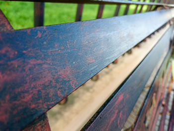 Close-up of rusty metal