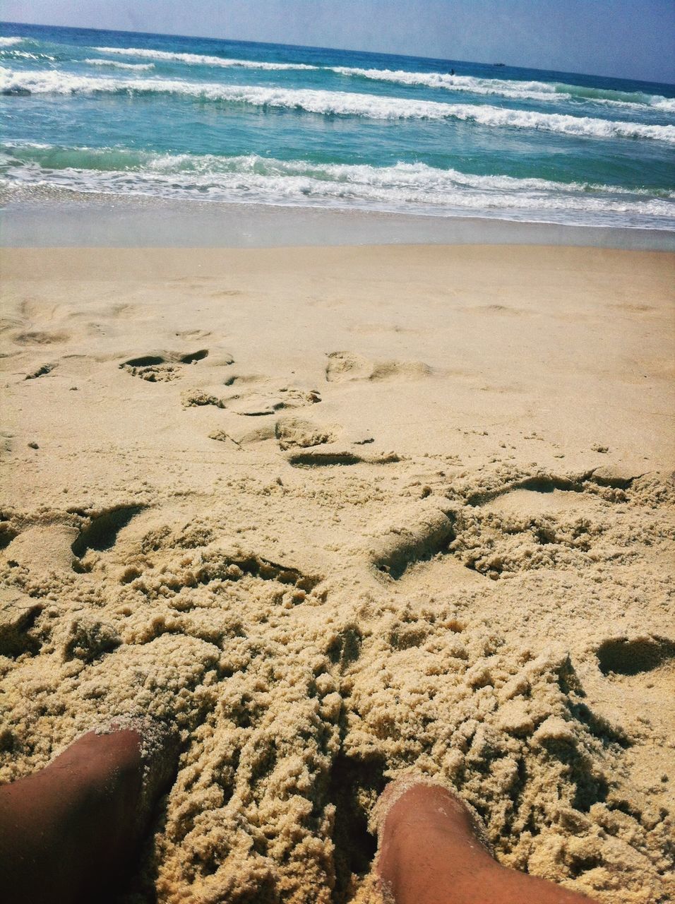 beach, sea, sand, shore, horizon over water, water, low section, person, personal perspective, vacations, scenics, tranquility, tranquil scene, surf, barefoot, beauty in nature, nature