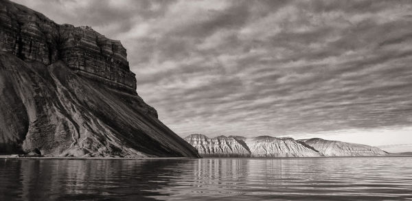 Wild svalbard coast