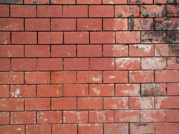 Full frame shot of brick wall