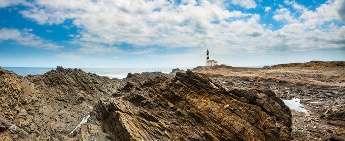 Panoramic view of sea against sky