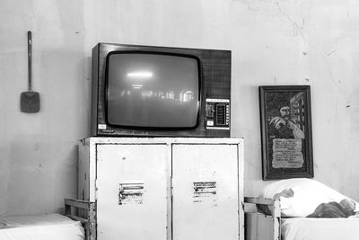 Interior of old abandoned building