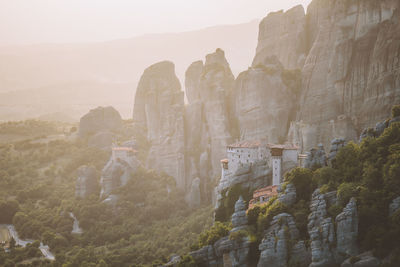 Ruins of a cliff