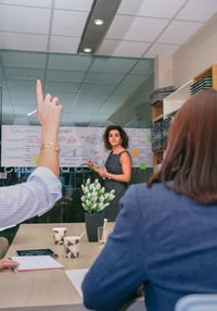 Woman working in office