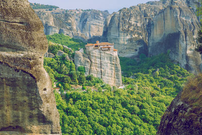 View of rock formations