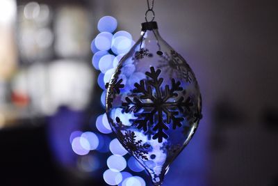 Close-up of christmas decoration