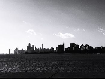 Buildings in city against sky