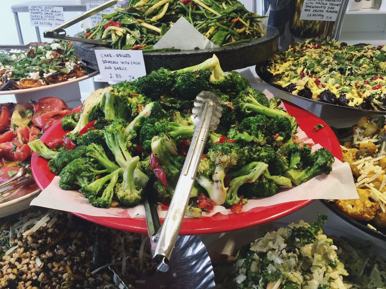 food, food and drink, freshness, high angle view, vegetable, healthy eating, variation, green color, lettuce, plant, various, leaf vegetable, day, ready-to-eat, abundance, retail