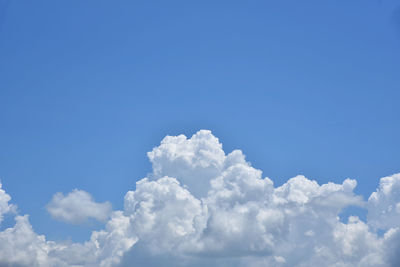 Low angle view of clouds in sky