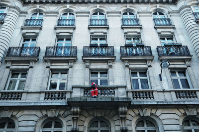 Low angle view of building in city