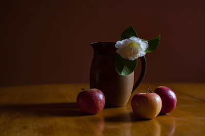 Close-up of fruit on table