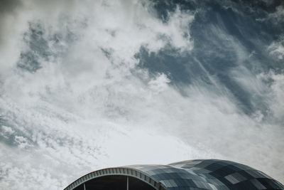 Low angle view of cloudscape against sky