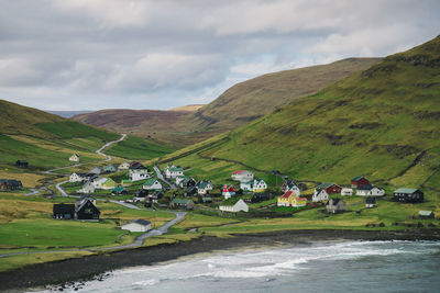 Húsavík village, faroe islands