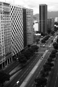 Aerial view of cityscape against sky