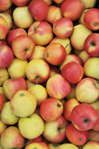 Full frame shot of fruits for sale in market