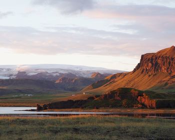 Scenic view of mountains