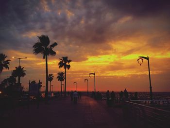 Dramatic sky at sunset