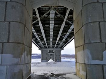 Interior of bridge