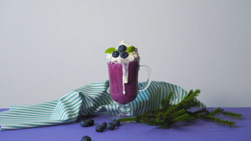 Close-up of drink on table