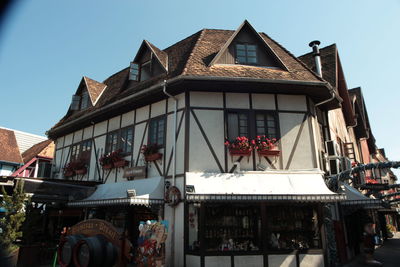 Low angle view of building against sky