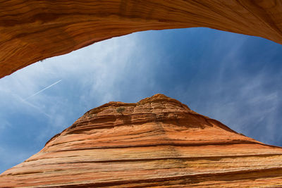 Low angle view of mountain