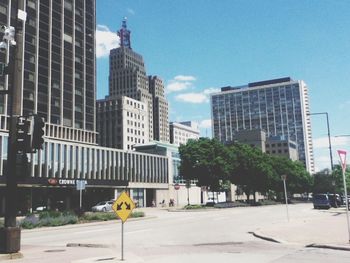 Modern buildings against sky