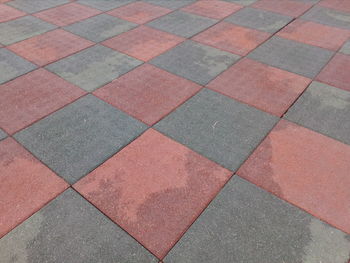 Full frame shot of tiled floor