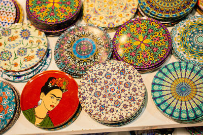 Close-up of multi colored for sale in market