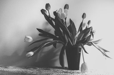 Close-up of flower vase