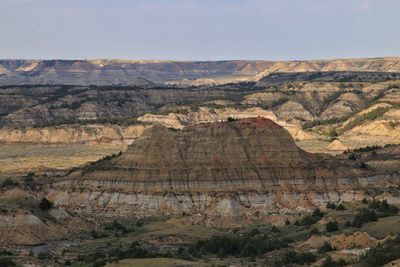 View of rock formations