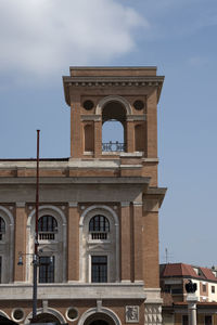 Low angle view of historical building against sky