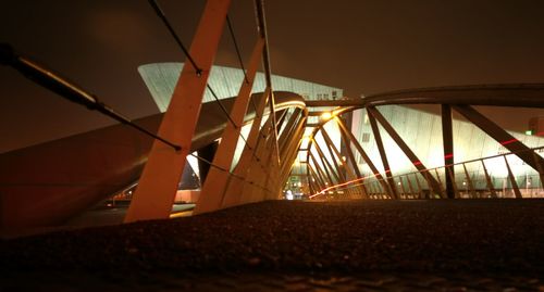 Ferris wheel against sky during sunset
